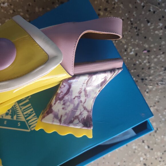 John Fluevog Stanica shoes size 12 W 10 M New - Picture 3 of 5